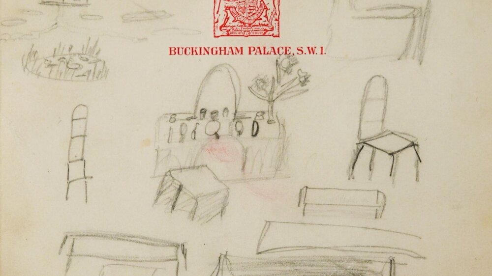 Zeichnung von Königin Elizabeth II.