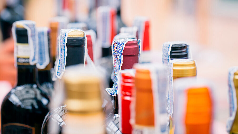 Wein Alkohol Alkoholsteuer Rausch