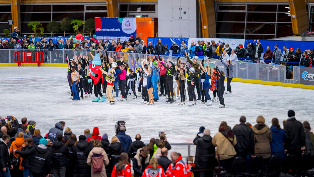 Erfurt, 1. Februar 2024. Die große Eis-Gala im Rahmen der Special Olympics Nationale Winterspiele 2024 in Thüringen.
