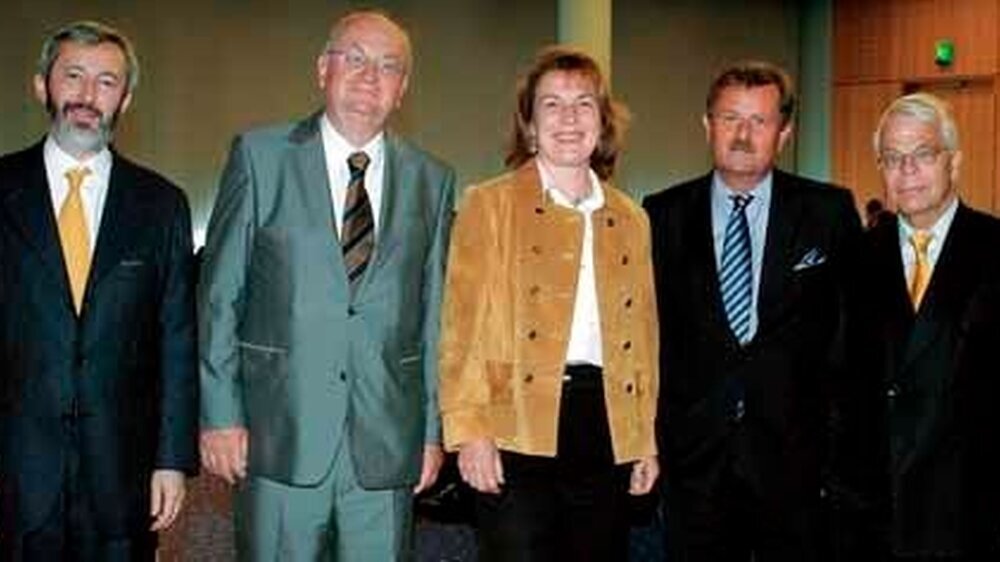 BDK-Vize Dr. Christian Scherer, Prof. Burkhard Tiemann, BDK-Chefin Dr. Gundi Mindermann, Dr. Frank Ulrich Montgomery und Prof. Dr. Wolf Schäfer bewerteten den aktuellen Reformstand.