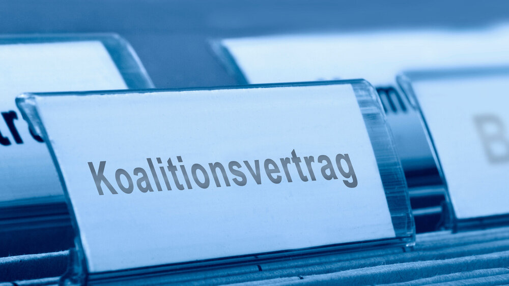 Koalitionsvertrag  - Symbolfoto