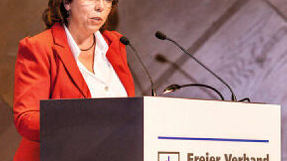 Positionierte den Verband in der gesellschaftspolitischen Debatte – die FVDZ-Vorsitzende Kerstin Blaschke. |