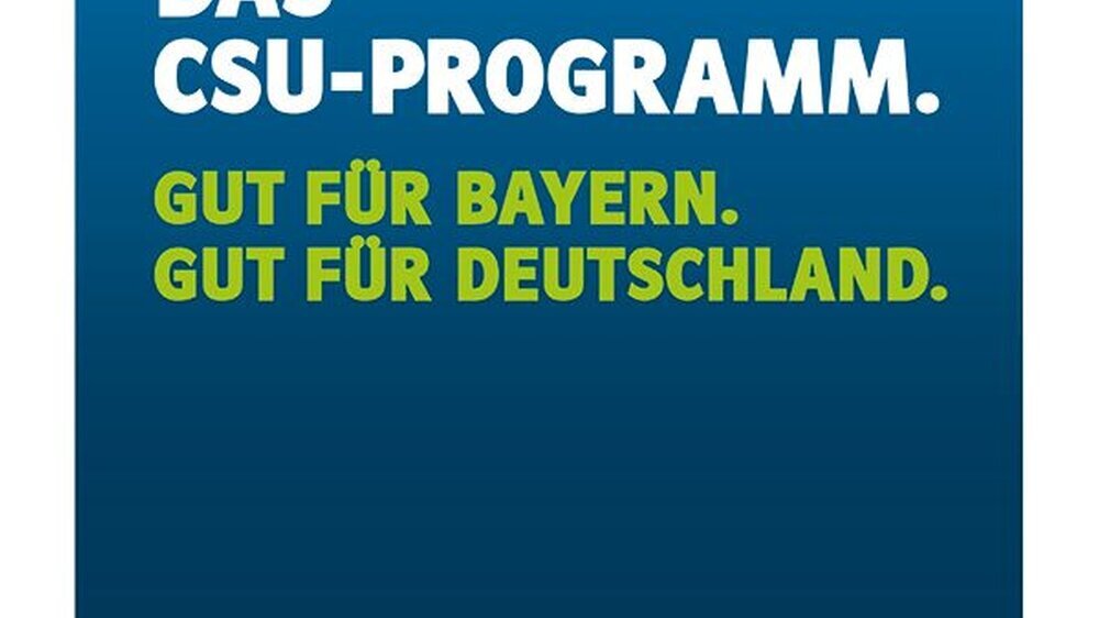 Neben dem gemeinsamen Wahlprogramm mit der CDU hat die CSU am 23. Juli nun ihr eigenes Papier für die Bundestagswahl beschlossen und der Öffentlichkeit präsentiert.