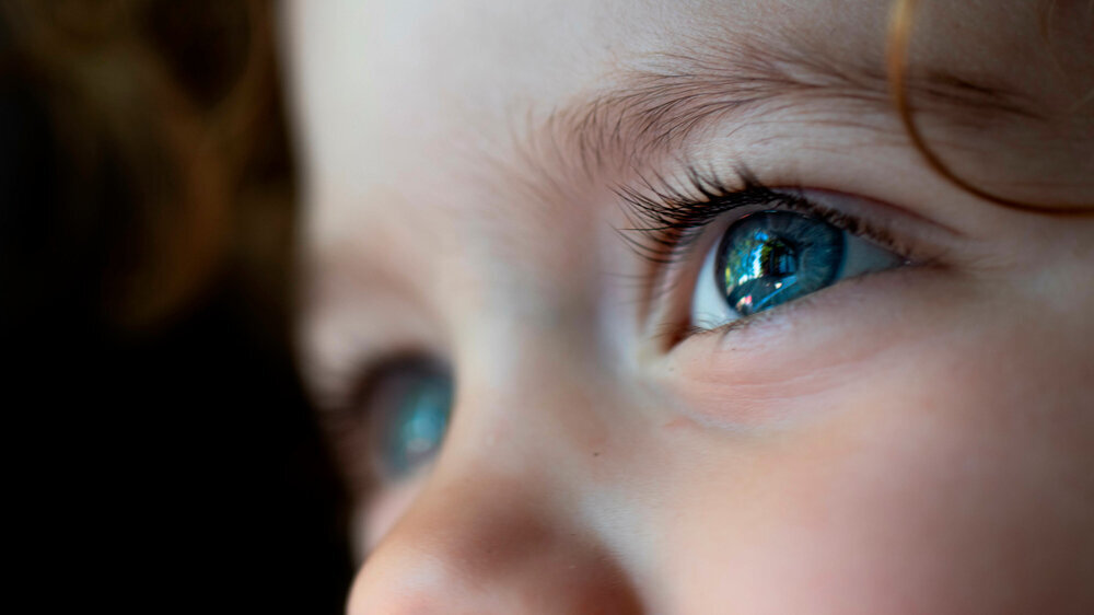 A child's eyes