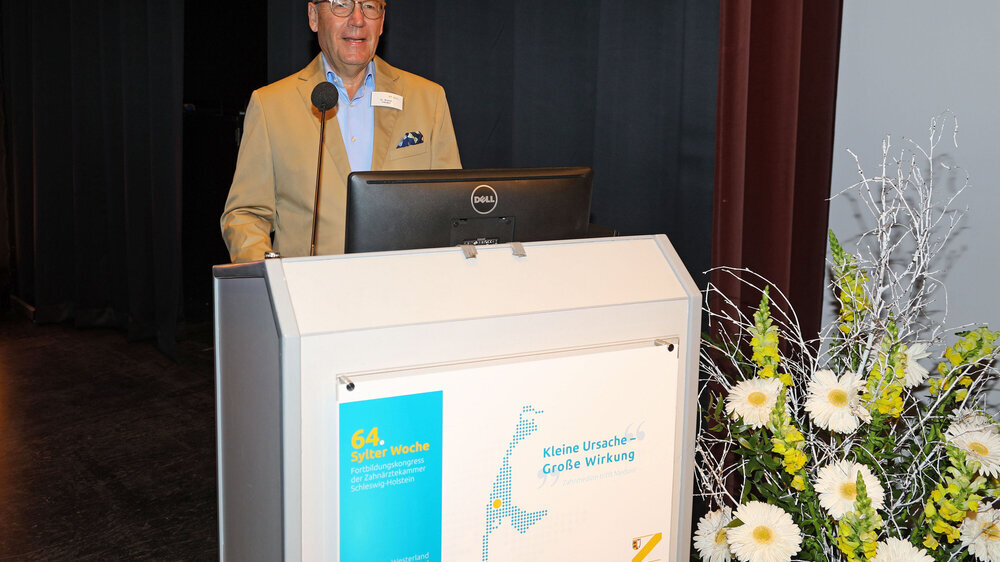 Dr. Michael Brandt, Präsident der Zahnärztekammer Schleswig-Holstein, sieht viel Potenzial bei der Zusammenarbeit zwischen Zahnärzten und Ärzten.