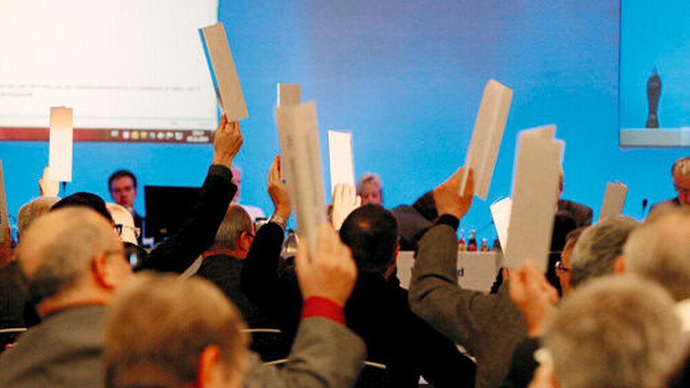 Die KZBV-Vertreterversammlung 2013 fasste Beschlüsse zur Korruption. |