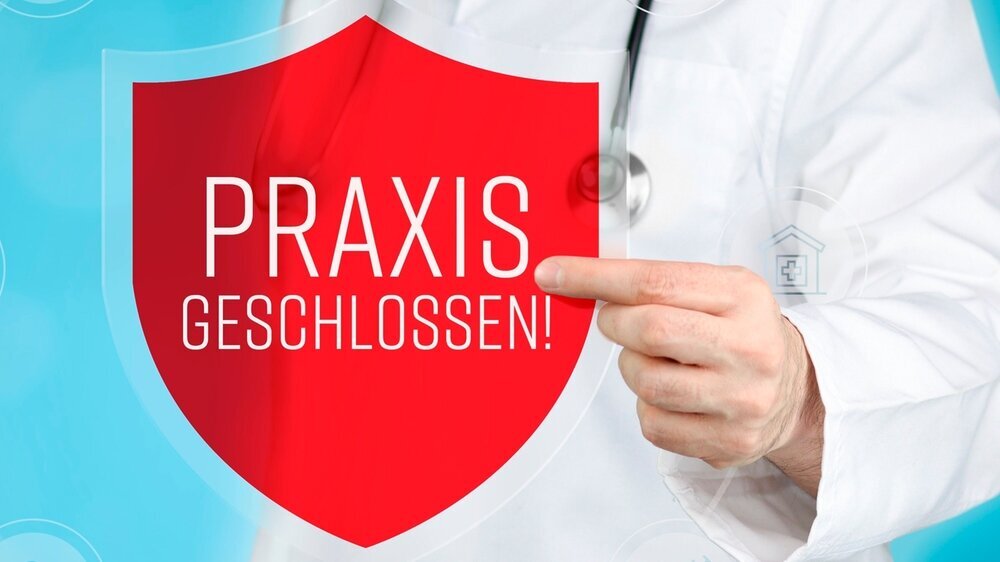 Praxis geschlossen Berufsausstieg Streik Arzt Praxisschließung Praxisabgabe