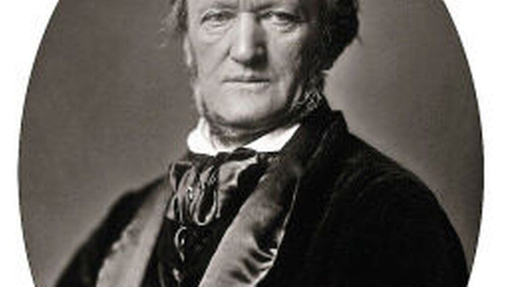 Ungleiche Freunde: der Komponist Richard Wagner (Foto von 1871) ...
