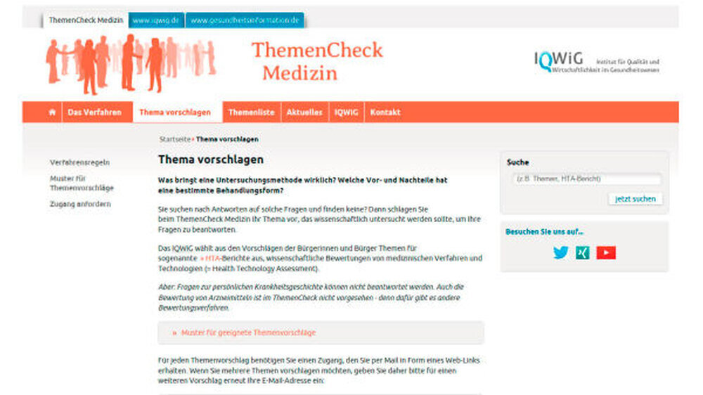 Auf der Website www.themencheck-medizin.iqwig.de können Bürger (zahn-)medizinische Fragen stellen - zu fünf eingereichten Themen werden jetzt wissenschaftliche Bewertungen erstellt. Eine Frage bezieht sich auf Lippen-Kiefer-Gaumenspalten: Führt die An