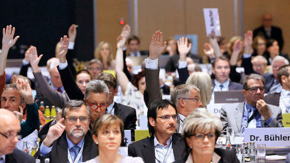 Die politischen Beschlüsse standen im Zentrum der Bundesversammlung. |