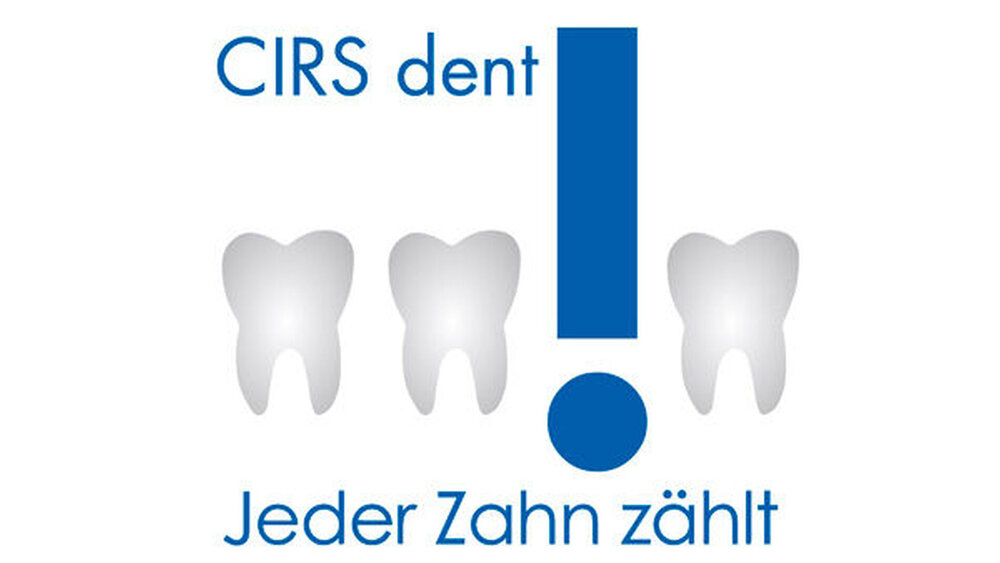 Auf der Online-Berichts- und Lernsystem „CIRS dent – Jeder Zahn zählt!“ berichten Zahnärzte auf freiwilliger Basis anonym und sanktionsfrei über unerwünschte Ereignisse. |