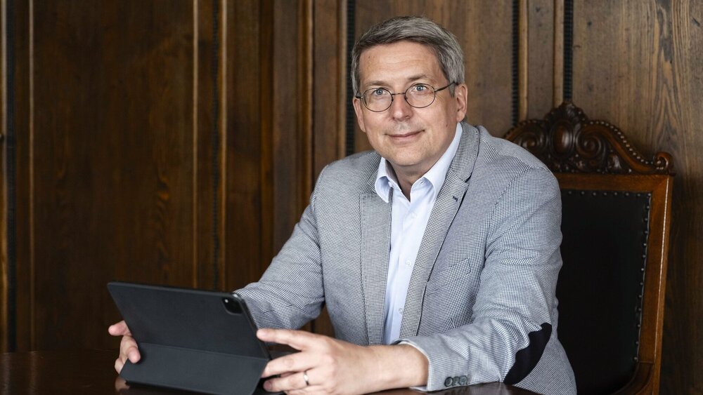 Interview mit Bürgermeister von Wittenberge zum Stipendium