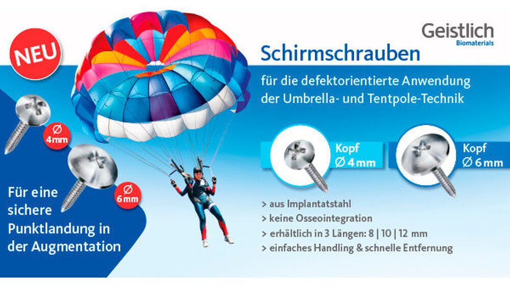 In das neue Jahr startete Geistlich mit einer Erweiterung des Produktportfolios, um die Behandlungsmöglichkeit von Knochendefekten mit partikulärem Knochenersatzmaterial zu unterstützen.