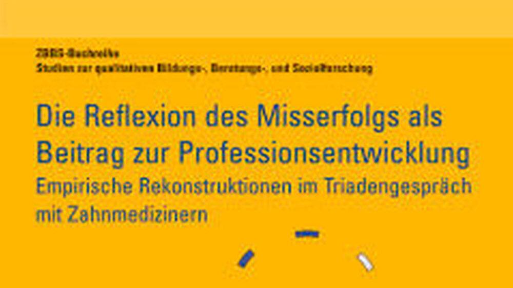 Mike Jacob:\r\nDie Reflexion des Misserfolgs als Beitrag zur Professionsentwicklung.\r\nVerlag Barbara Budrich, 2012.\r\nISBN 978–3–86649–479–4\r\n36,00 Euro