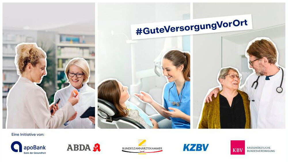 Themenbild der Kampagne #GuteVersorgungVorOrt