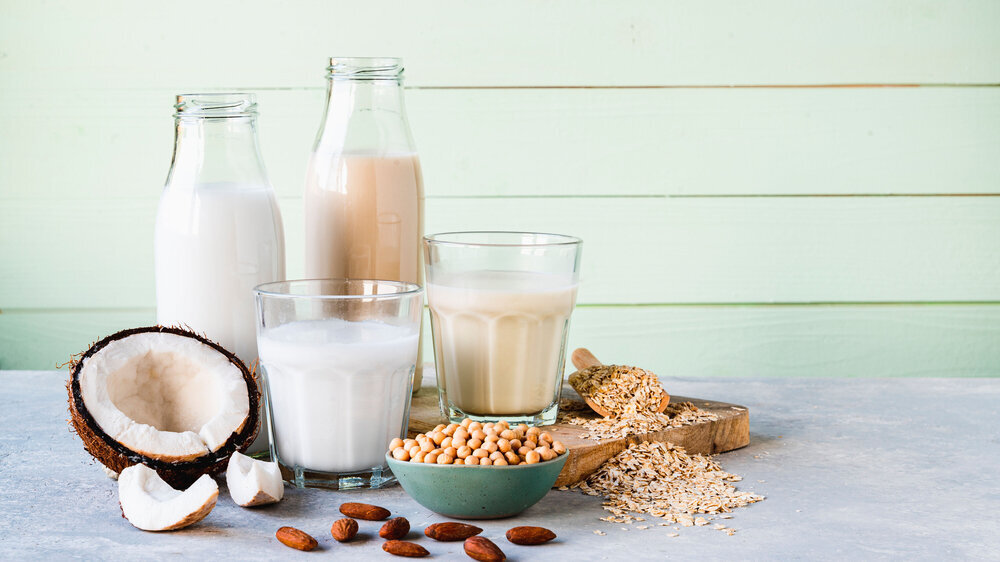 Vegan Milchalternativen auf Basis pflanzlicher Proteine
