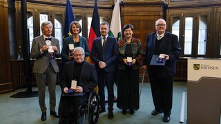 Verleihung Bundesverdienstkreuz 26.1. Dresden Nitschke