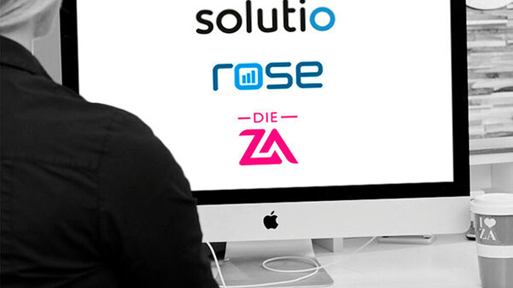 Für eine enge und langfristige Zusammenarbeit gehen DIE ZA, die solutio GmbH & Co. KG und die rose GmbH zukünftig Hand in Hand.