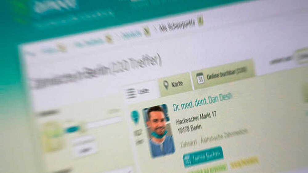 Der Fall zeigt, welche Dynamik Angaben im Netz haben: Der falsche Doktortitel war ausschließlich auf dem Bewertungsportal Jameda eingetragen worden – von wo aus er sich verbreitete. |