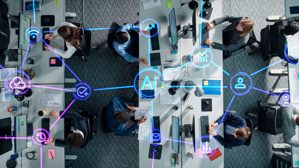 Grafik zum Thema Künstliche Intelligenz