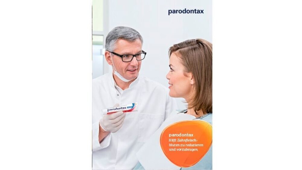 Design ohne Titel - 1 parodontax – Eine gute Empfehlung für Patient:innen mit Zahnfleischproblemen. Weitere Informationen finden Sie auf unserem Portal.