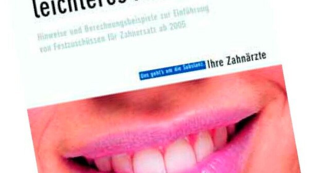 Ab Mitte Oktober: alles zu offenen Fragen in Sachen Festzuschüsse über die KZVen erhältlich.