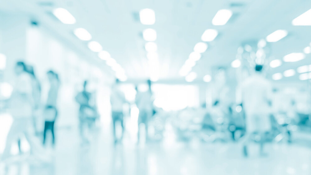 Krankenhausflur abstrakt Krankenhausflur abstrakt