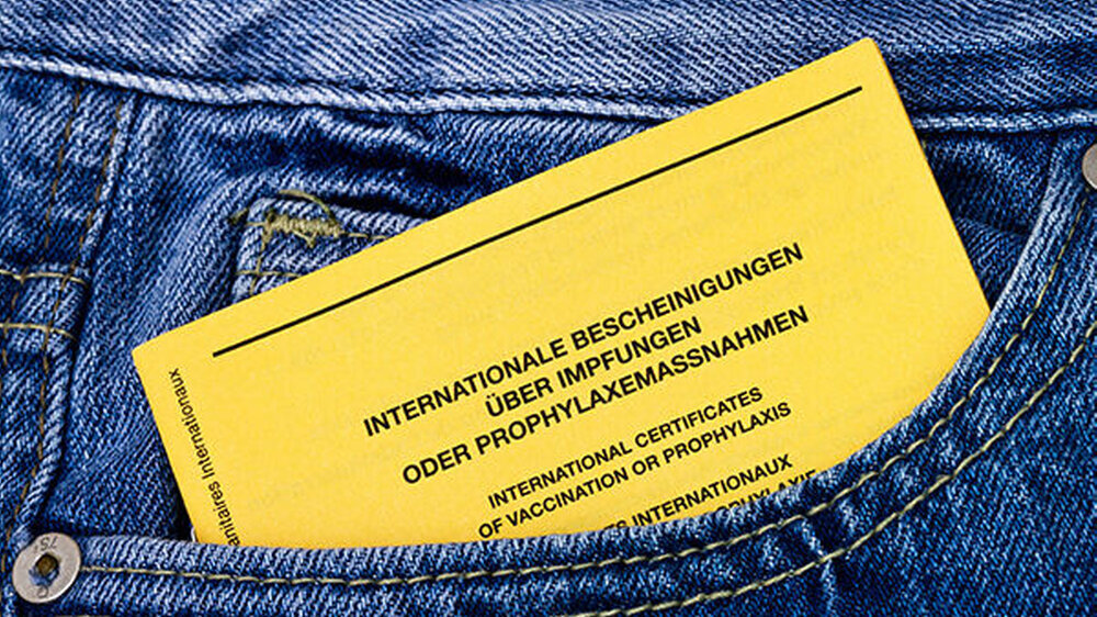 Das erste medizinische Dokument, dass standardisiert wurde, ist der Impfpass.