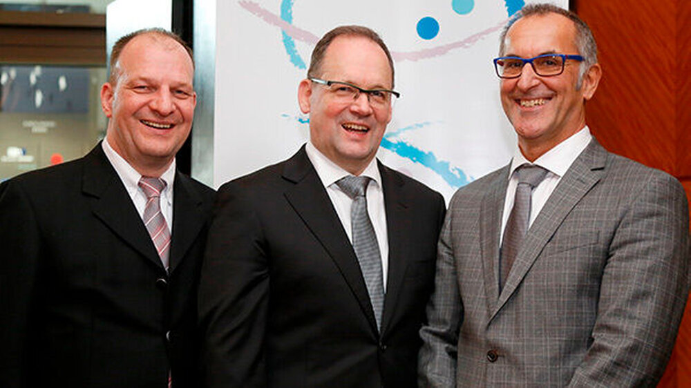 Der neue Vorstand der KZV Rheinland-Pfalz: Marcus Koller, Dr. Peter Matovinovic, und Joachim Stöbener (v.l.n.r.)
