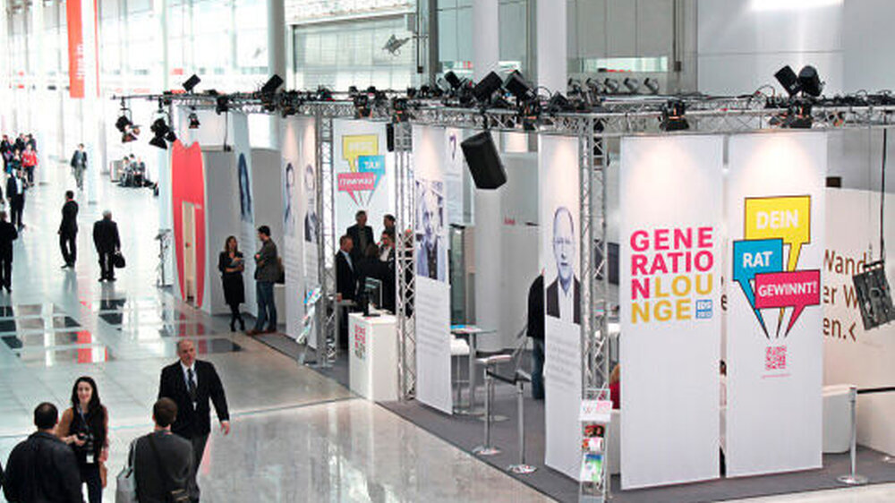 Die Generationlounge des BdZA auf der IDS in Köln