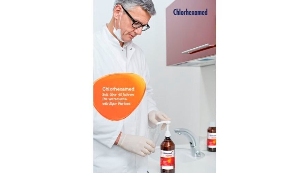 Chlorhexamed – Eine gute Empfehlung für Patient:innen mit Zahnfleischproblemen. Weitere Informationen finden Sie auf unserem Portal.