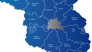 Karte Brandenburg