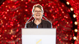 Dr. Tanja Machalet (SPD), Vorsitzende des Gesundheitsausschusses des Bundestags, beim Neujahrsempfang der BZÄK