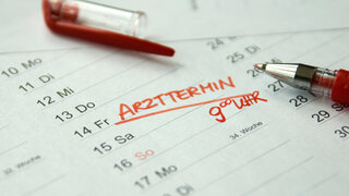 Kalendereintrag Arzttermin