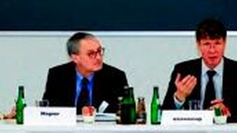 Dr. Thomas Gottschalck, Dr. Michael Rumpf, Dr. Andreas Wagner, Dr. Dietmar Oesterreich, Dr. Sebastian Ziller und Dr. Michael Brandt (v.l.n.r)