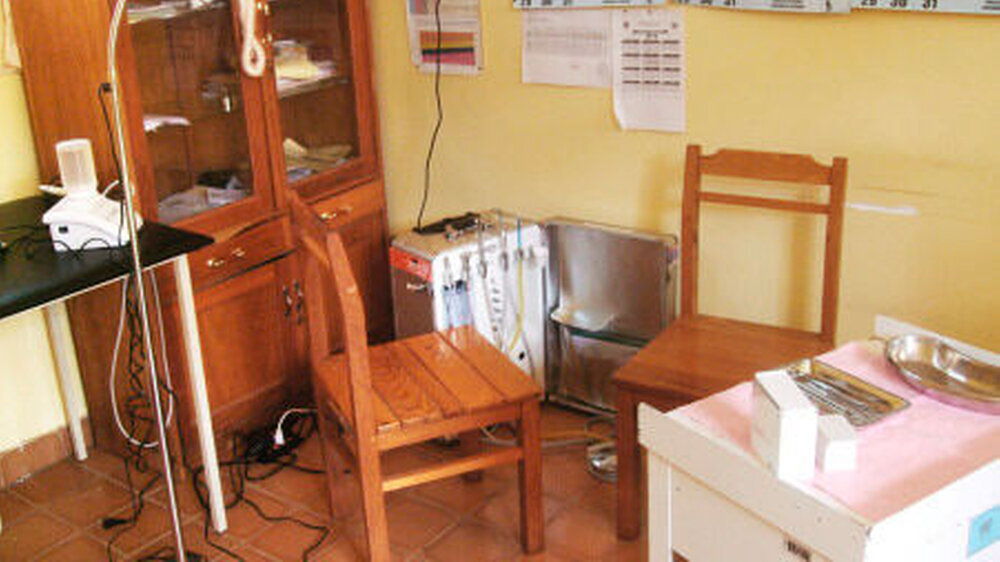 Ergonomisches Arbeiten ist in Bolivien nicht immer möglich.