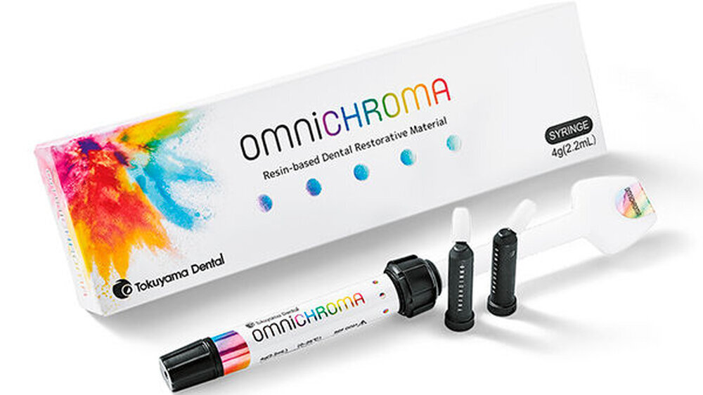 1000 Farben Weiß in einer Spritze: OMNICHROMA von Tokuyama kann sich in eine A1, D3 oder eine andere Farbe verwandeln, die der jeweilige Zahn gerade hat.