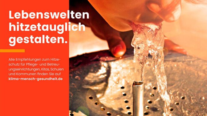 Plakat Hitzeschutz BzGA