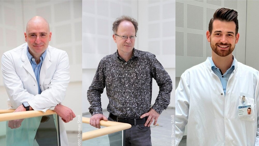 (v.l.n.r): Ivica Grgic, Martin Hirsch und Philipp Russ