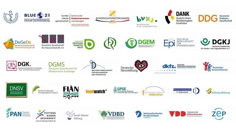 Logos von zusammengeschlossenen Verbänden für Werbeeinschränkungen