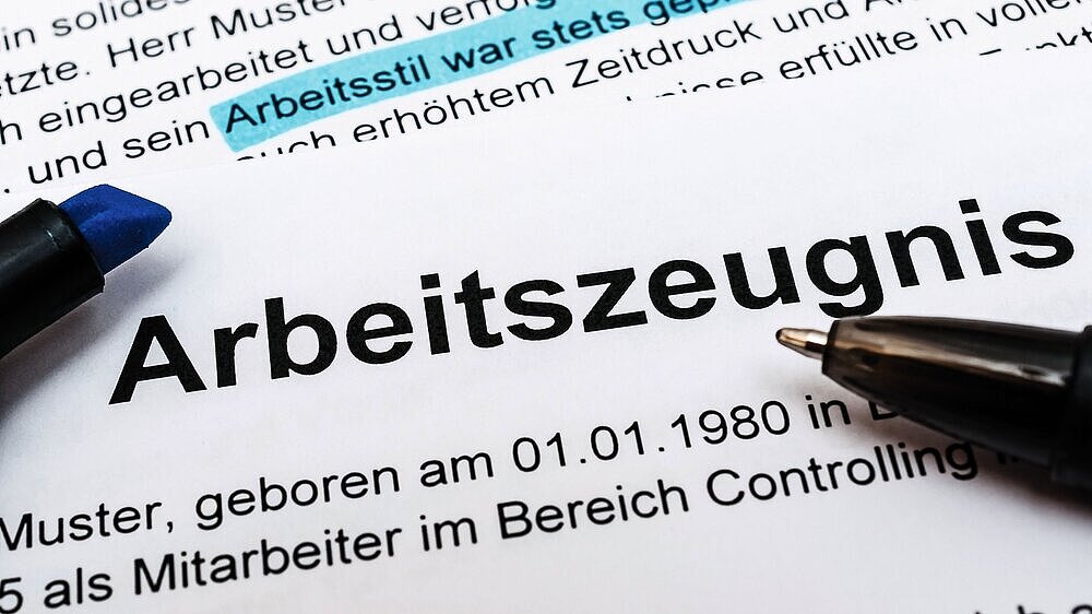 Symbolbild Arbeitszeugnis
