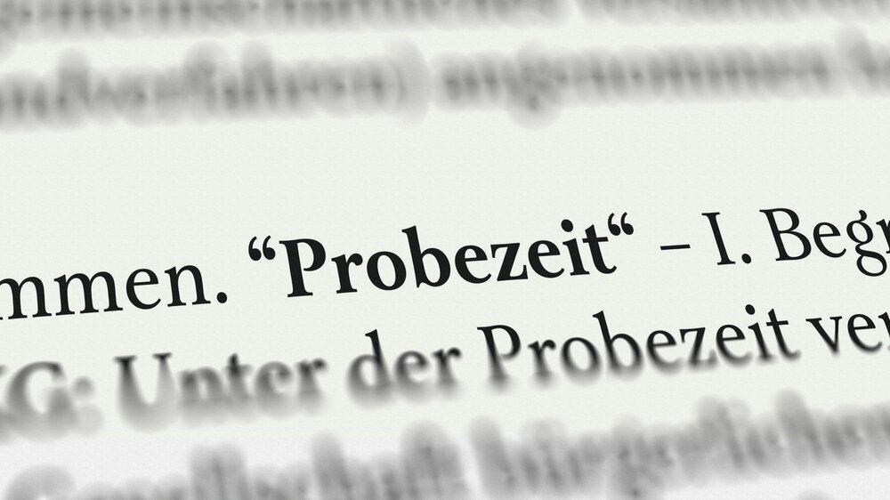Probezeit Probezeit