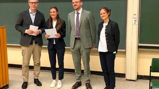 Die AfG zeichnet junge Nachwuchswissenschaftler mit Wissenschaftspreisen aus.