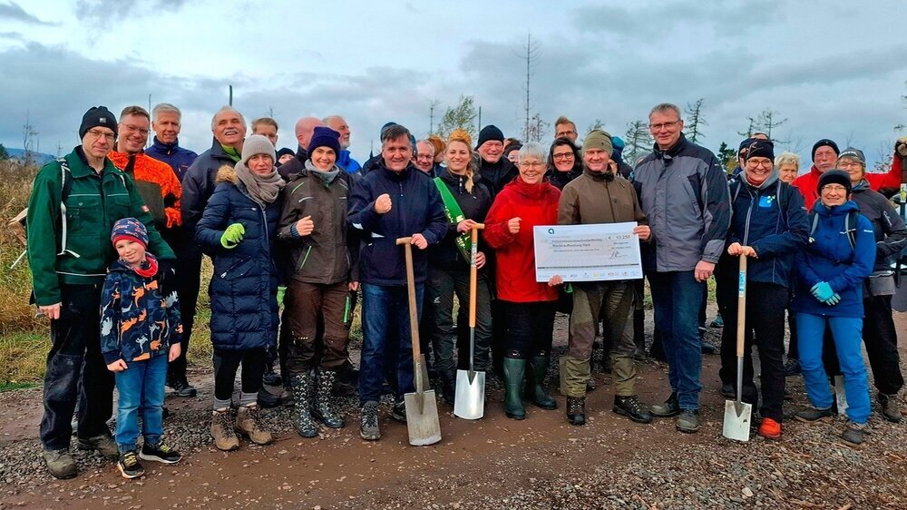 Zweite Baumpflanzaktion Harz