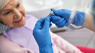 Alte Patientin