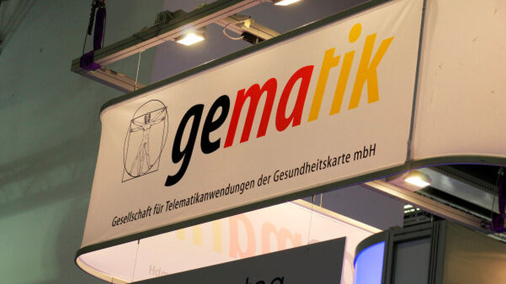 Auch die Gesellschaft für Telematikanwendungen der Gesundheitskarte - kurz gematik - präsentierte sich auf der Messe. Sie wurde 2005 ins Leben gerufen, um die Konzeption der eGK und der Telematikinfrastruktur voranzutreiben. Für das Unternehmen mit Sit