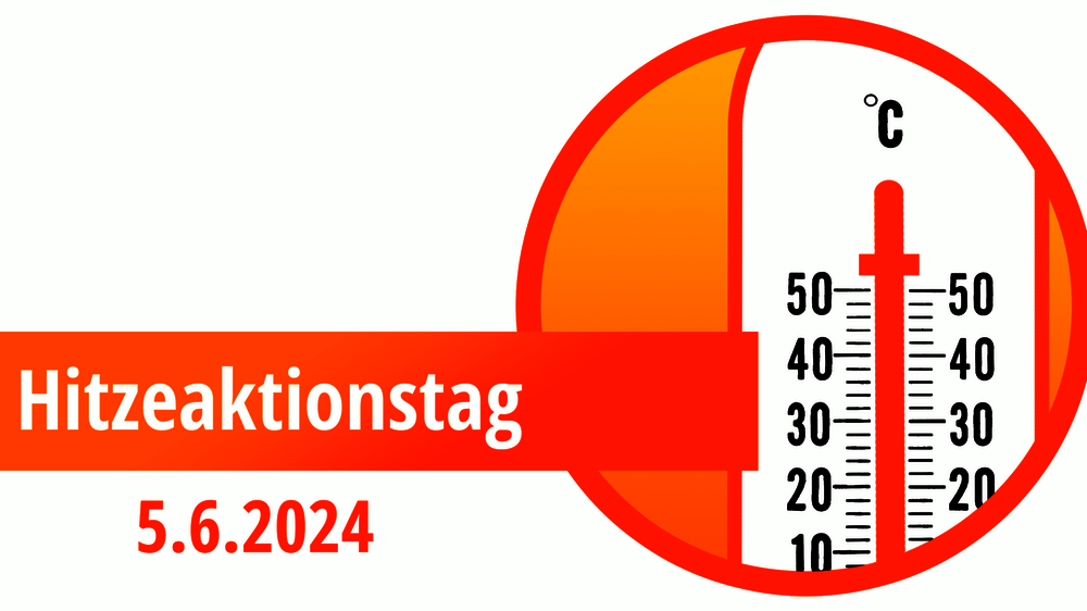Logo Hitzeaktionstag 5. Juni 2024 Logo Hitzeaktionstag 5. Juni 2024
