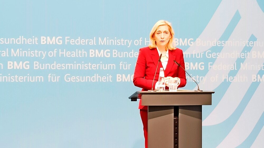 Bundesgesundheitsministerin Nina Warken (CDU) im BMG
