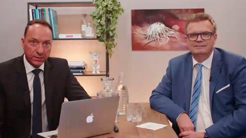 DGZMK-Präsident Prof. Dr. Roland Frankenberger und BZÄK-Präsident Prof. Dr. Christoph Benz, eröffnen den komplett als Online-Veranstaltung stattfindenden wissenschaftlichen Kongress des Deutschen Zahnärztetages.