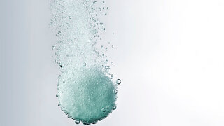 sich auflösende Brausetablette